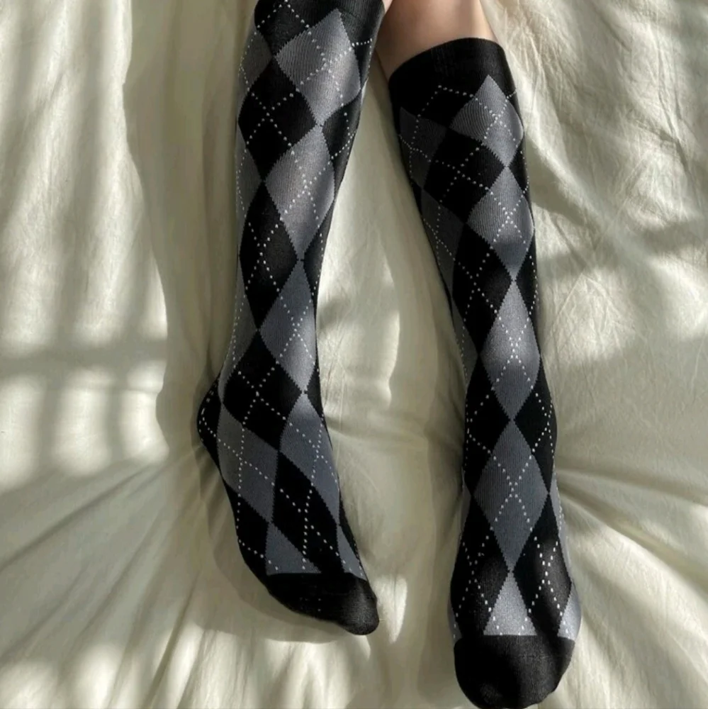 Knee High Argyle Socks - Picture 6 of 8